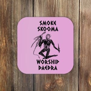 Smoke Skooma Worship Daedra Gamer Heartbeat Coaster