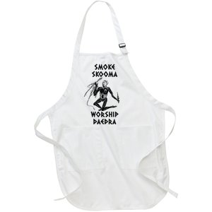 Smoke Skooma Worship Daedra Gamer Heartbeat Full-Length Apron With Pockets