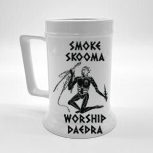 Smoke Skooma Worship Daedra Gamer Heartbeat Beer Stein