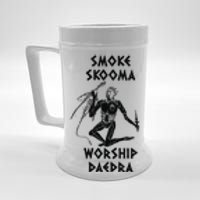 Smoke Skooma Worship Daedra Gamer Heartbeat Beer Stein