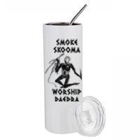 Smoke Skooma Worship Daedra Gamer Heartbeat Stainless Steel Tumbler