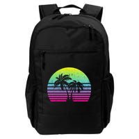 Summertime Synthwave Sunset With Palms Backpack