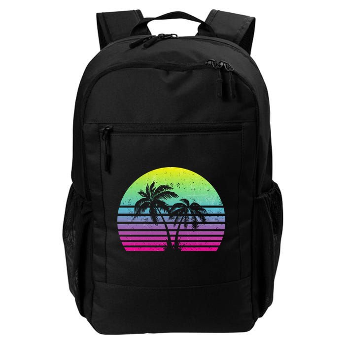 Summertime Synthwave Sunset With Palms Backpack