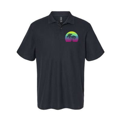 Summertime Synthwave Sunset With Palms Polo