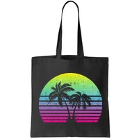 Summertime Synthwave Sunset With Palms Bag