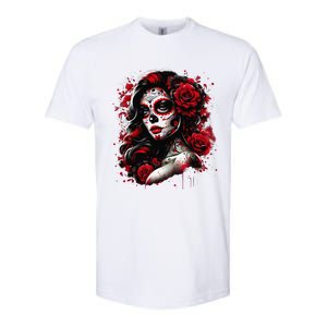 Sugar Skull Women De Los Muertos La Catrina Day Of The Dead Softstyle CVC T-Shirt