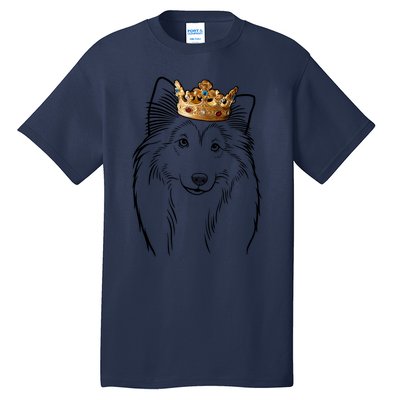 Shetland Sheepdog Wearing Crown Gift Tall T-Shirt