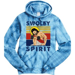 Swoley Spirit Weight Lifting Jesus Swoley Spirit Tie Dye Hoodie