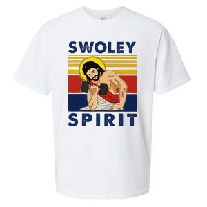 Swoley Spirit Weight Lifting Jesus Swoley Spirit Sueded Cloud Jersey T-Shirt