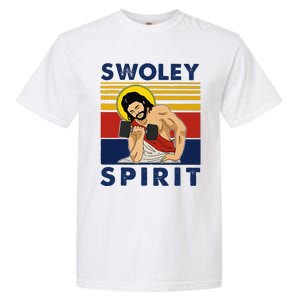 Swoley Spirit Weight Lifting Jesus Swoley Spirit Garment-Dyed Heavyweight T-Shirt