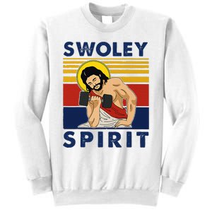 Swoley Spirit Weight Lifting Jesus Swoley Spirit Sweatshirt