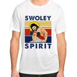 Swoley Spirit Weight Lifting Jesus Swoley Spirit Adult ChromaSoft Performance T-Shirt