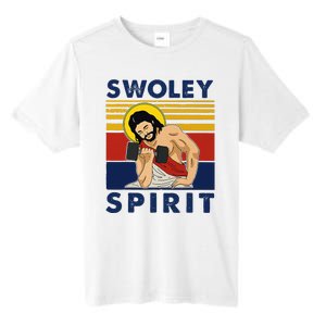 Swoley Spirit Weight Lifting Jesus Swoley Spirit Tall Fusion ChromaSoft Performance T-Shirt