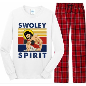 Swoley Spirit Weight Lifting Jesus Swoley Spirit Long Sleeve Pajama Set