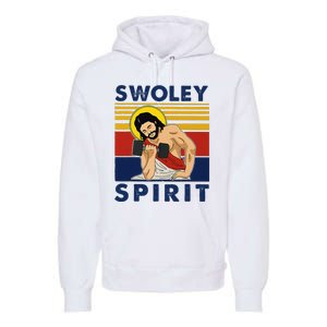 Swoley Spirit Weight Lifting Jesus Swoley Spirit Premium Hoodie