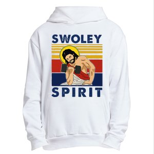 Swoley Spirit Weight Lifting Jesus Swoley Spirit Urban Pullover Hoodie