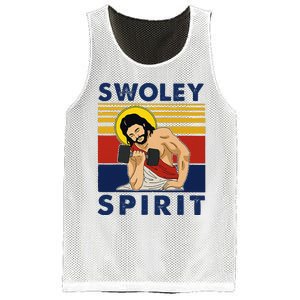 Swoley Spirit Weight Lifting Jesus Swoley Spirit Mesh Reversible Basketball Jersey Tank