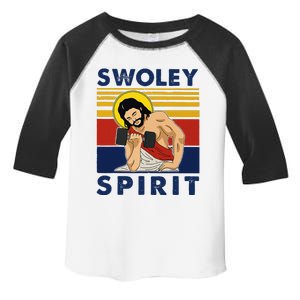 Swoley Spirit Weight Lifting Jesus Swoley Spirit Toddler Fine Jersey T-Shirt