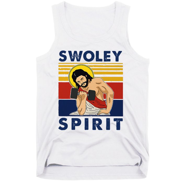 Swoley Spirit Weight Lifting Jesus Swoley Spirit Tank Top