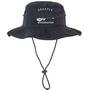 Seattle Souvenir Washington Music Electric Guitar Legacy Cool Fit Booney Bucket Hat