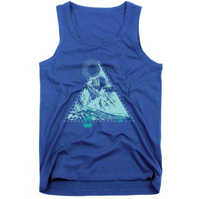 Skiing Snowboarding Winter Sport Fan Gift Tank Top