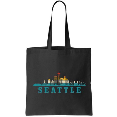 Seattle Skyline Washington Vintage Pride Retro Bag
