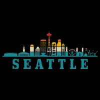 Seattle Skyline Washington Vintage Pride Retro Toddler T-Shirt