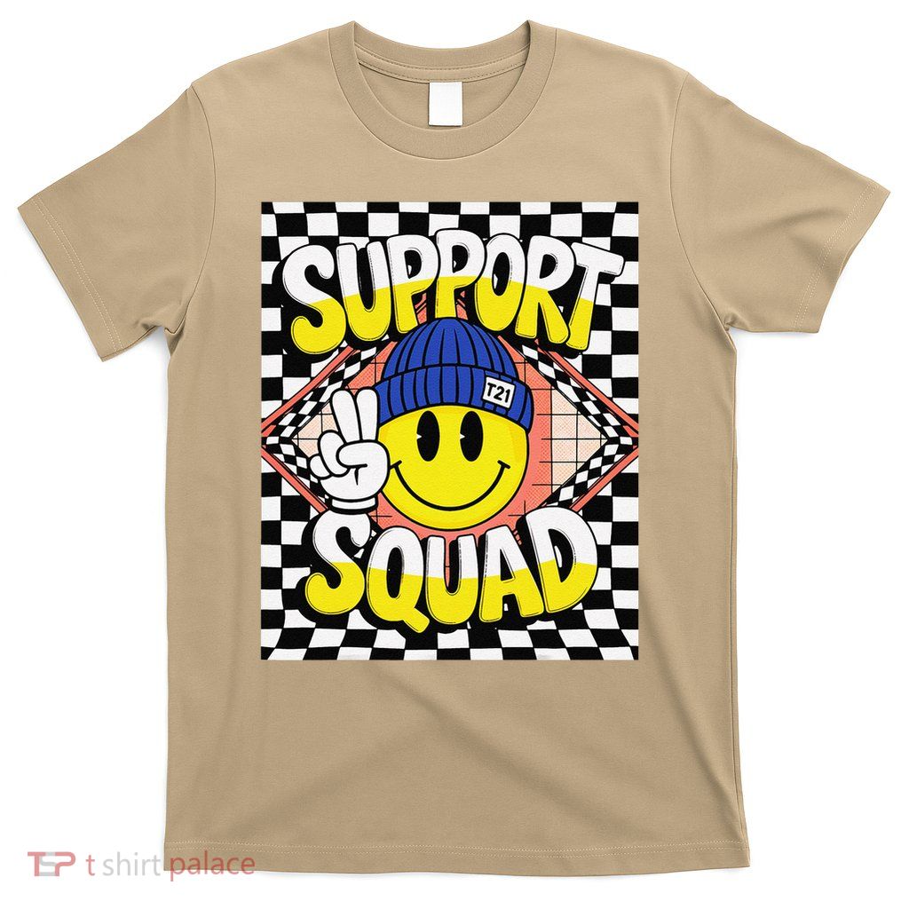 Support Squad World Down Syndrome Awareness Women T-Shirt