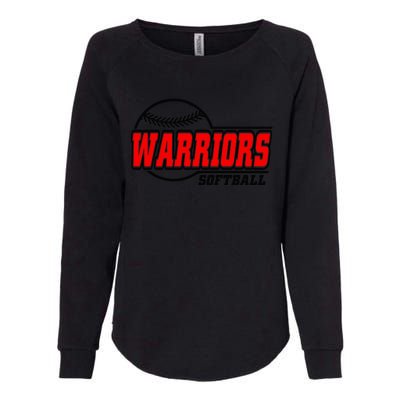 Softball Sport Warrior Softball Gift Womens California Wash Sweatshirt