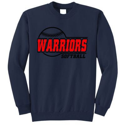 Softball Sport Warrior Softball Gift Tall Sweatshirt