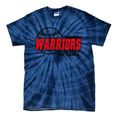 Softball Sport Warrior Softball Gift Tie-Dye T-Shirt