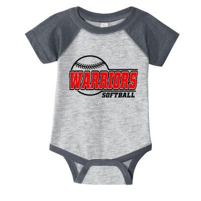 Softball Sport Warrior Softball Gift Infant Baby Jersey Bodysuit