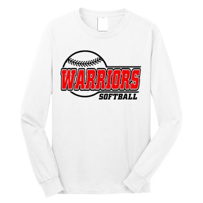 Softball Sport Warrior Softball Gift Long Sleeve Shirt