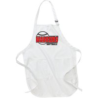 Softball Sport Warrior Softball Gift Full-Length Apron With Pockets