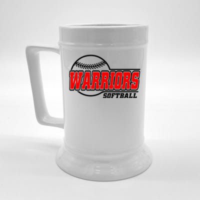 Softball Sport Warrior Softball Gift Beer Stein