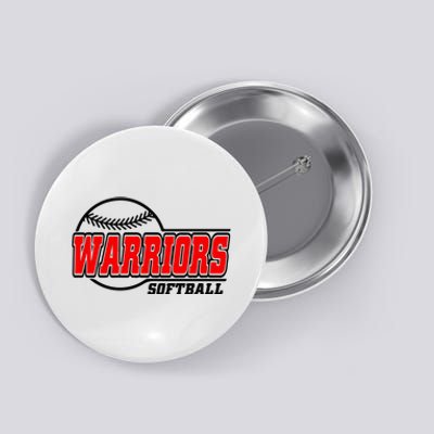 Softball Sport Warrior Softball Gift Button