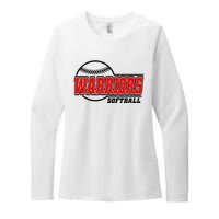 Softball Sport Warrior Softball Gift Womens CVC Long Sleeve Shirt