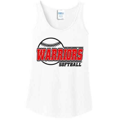 Softball Sport Warrior Softball Gift Ladies Essential Tank