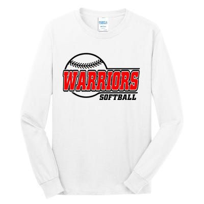 Softball Sport Warrior Softball Gift Tall Long Sleeve T-Shirt