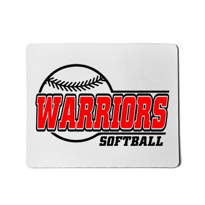 Softball Sport Warrior Softball Gift Mousepad