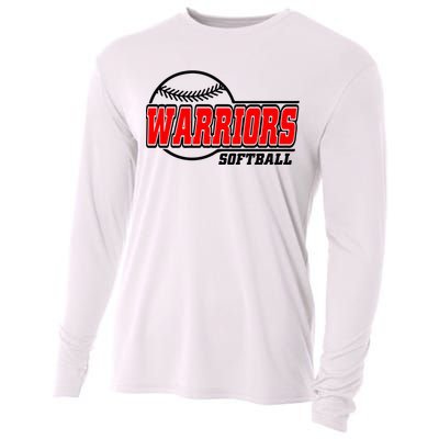 Softball Sport Warrior Softball Gift Cooling Performance Long Sleeve Crew