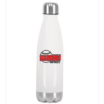 Softball Sport Warrior Softball Gift Stainless Steel Insulated Water Bottle