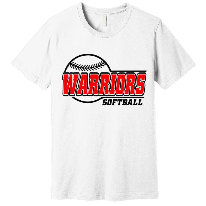 Softball Sport Warrior Softball Gift Premium T-Shirt