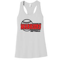 Softball Sport Warrior Softball Gift Women's Racerback Tank