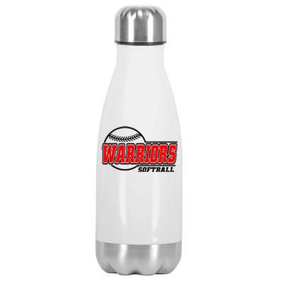 Softball Sport Warrior Softball Gift Stainless Steel Insulated Water Bottle