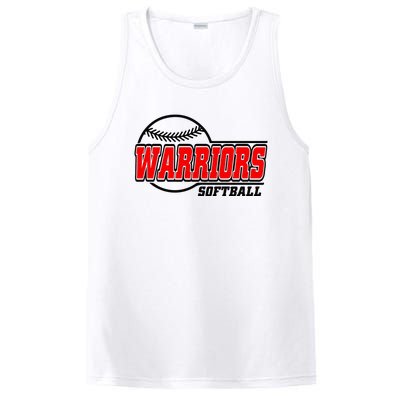 Softball Sport Warrior Softball Gift PosiCharge Competitor Tank