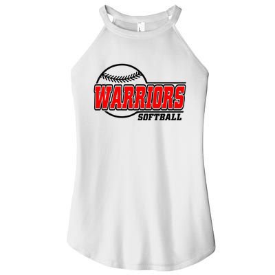 Softball Sport Warrior Softball Gift Women's Perfect Tri Rocker Tank