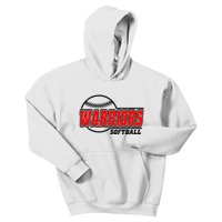 Softball Sport Warrior Softball Gift Kids Hoodie