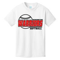 Softball Sport Warrior Softball Gift Kids T-Shirt