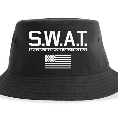 Swat Special Weapons And Tactics Police S.W.A.T Sustainable Bucket Hat